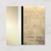 Modern stijlvol, professioneel meetkundig, gestree vierkante visitekaartje (Voorkant)