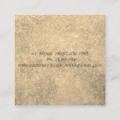 Modern stijlvol, professioneel meetkundig, gestree vierkante visitekaartje (Achterkant)