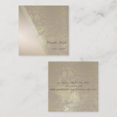 Modern stijlvol, professioneel meetkundig vierkante visitekaartje (Voorkant / Achterkant)