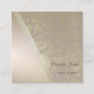 Modern stijlvol, professioneel meetkundig vierkante visitekaartje