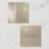 Modern stijlvol, professioneel meetkundig vierkante visitekaartje (Voorkant / Achterkant)