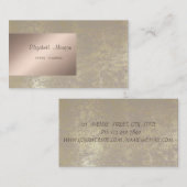 Modern stijlvol, professioneel meetkundig visitekaartje (Voorkant / Achterkant)