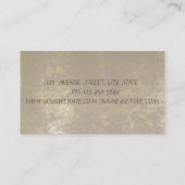 Modern stijlvol, professioneel meetkundig visitekaartje (Achterkant)