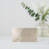 Modern stijlvol, professioneel meetkundig visitekaartje (Staand voorkant)