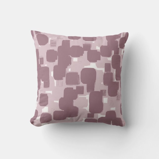 Modern stijlvol roze Abstract patroon Buitenkussen (Voorkant)