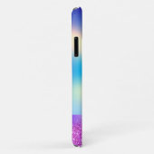 Modern Stijlvol Roze Flamingo Holographic Case-Mate iPhone Case (Achterkant/rechts)