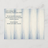 Modern Stijlvol Rustiek Hout Foto Afstuderen Aankondigingskaart (Achterkant)