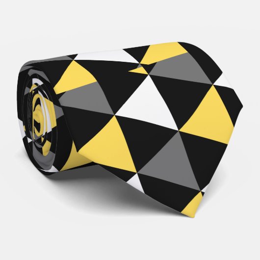 Modern Stijlvol Schattige Kleurrijk Plaid Stropdas (Opgerold)