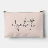 Modern stijlvol script blush roze etui (Achterkant)