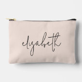 Modern stijlvol script blush roze etui (Voorkant)