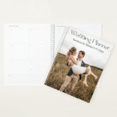 Modern stijlvol script minimale foto bruiloft planner (Display)