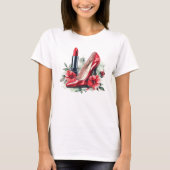 Modern stijlvol sensueel mooi vrouw T-shirt (Voorkant)