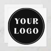 Modern, stijlvol, stijlvol en  feestdagenkaart (Voorkant / Achterkant)