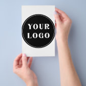 Modern, stijlvol, stijlvol en  flyer (Hand)