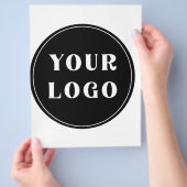 Modern, stijlvol, stijlvol en  flyer (Hand)