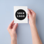 Modern, stijlvol, stijlvol en  flyer (Hand)