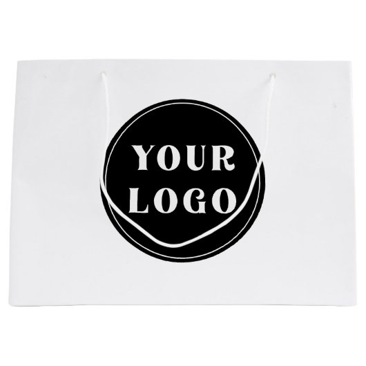 Modern, stijlvol, stijlvol en  groot cadeauzakje (Voorkant)