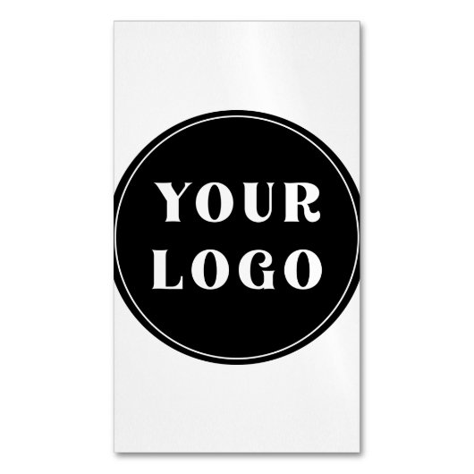 Modern, stijlvol, stijlvol en  magnetisch visitekaartje (Voorkant Verticaal)