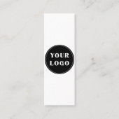 Modern, stijlvol, stijlvol en mini visitekaartje (Voorkant)