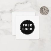 Modern, stijlvol, stijlvol en  notitiekaartje (Voorkant / Achterkant in situ)