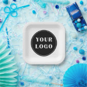 Modern, stijlvol, stijlvol en papieren bordje (Feest)