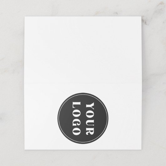 Modern, stijlvol, stijlvol en  plaatskaartje (Buitenkant ongevouwen)