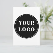 Modern, stijlvol, stijlvol en  RSVP kaartje (Staand voorkant)