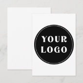 Modern, stijlvol, stijlvol en  RSVP kaartje (Voorkant / Achterkant)