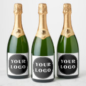 Modern, stijlvol, stijlvol en  sparkling wijnetiket (Flessen)