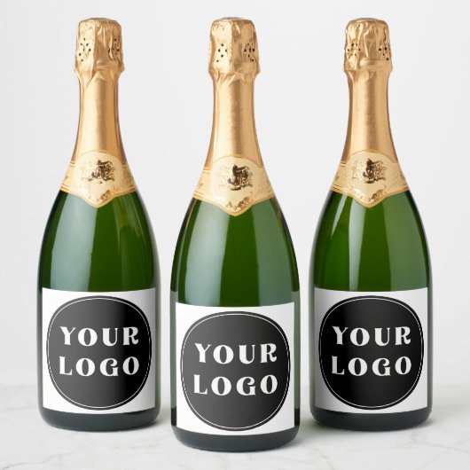 Modern, stijlvol, stijlvol en sparkling wijnetiket (Flessen)