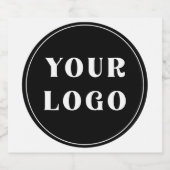 Modern, stijlvol, stijlvol en  sparkling wijnetiket (Enkel label)