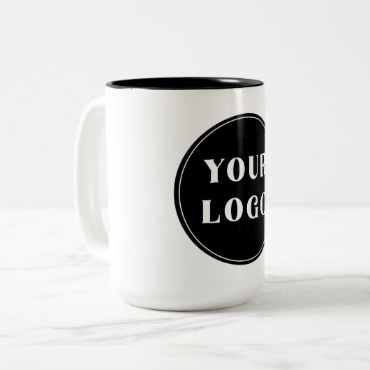 Modern, stijlvol, stijlvol en  tweekleurige koffiemok (Voorkant links)