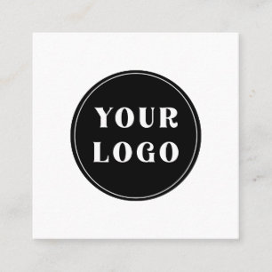 Modern, stijlvol, stijlvol en  vierkante visitekaartje