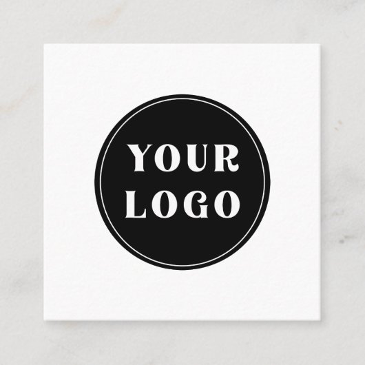 Modern, stijlvol, stijlvol en  vierkante visitekaartje (Voorkant)