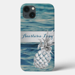 Modern Stijlvol, strand, zie, ananas Case-Mate iPhone Case