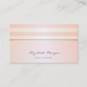 Modern stijlvol striped visitekaartje (Voorkant)