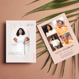 Modern Stijlvol Tijdschrift | Afstudeer Foto Feest Kaart