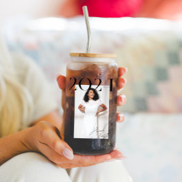 Modern Stijlvol Tijdschrift | Afstudeerfoto Blikvorm Glas