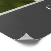 Modern Stijlvol toevoegen Foto Pet Memorial Poster (Hoek)