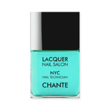 Modern stijlvol trendy turquoise nagellak chic