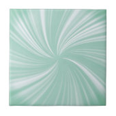 Modern stijlvol Turquoise Pattern Tegeltje (Voorkant)