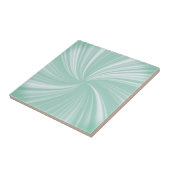 Modern stijlvol Turquoise Pattern Tegeltje (Zijkant)