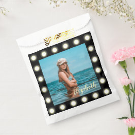 Modern stijlvol, uniek zwart vierkant foto-Lijst Bedankzakje