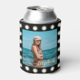 Modern stijlvol, uniek zwart vierkant foto-Lijst Blikjeskoeler