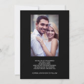 Modern Stijlvol Verloving voor 2-fotoweddenschappe Save The Date (Achterkant)