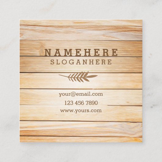 Modern Stijlvol Visitekaartje (Achterkant)