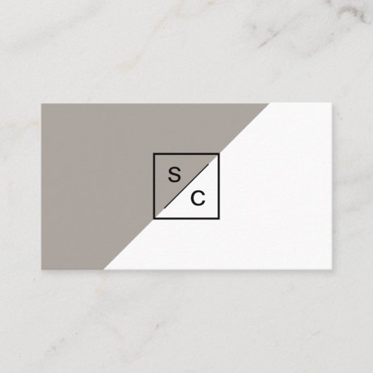 Modern Stijlvol Visitekaartje nr.1 (Voorkant)