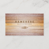 Modern stijlvol Visitekaartje van glitter (Voorkant)