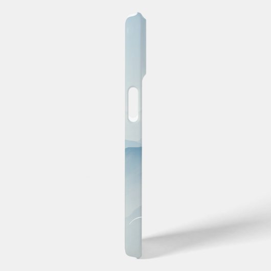 Modern Stijlvol Waterverf Monogram Case-Mate iPhone Case (Achterkant / Rechts)