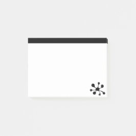 Modern stijlvol zwart en wit post-it® notes